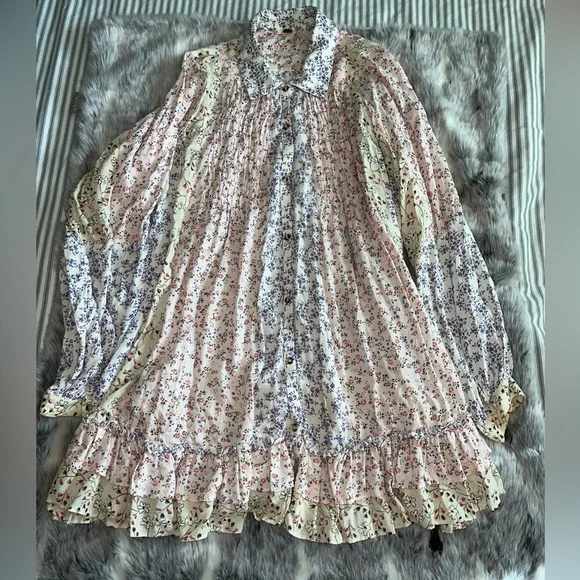 Free People Lost In You Printed Tunic floral large - Picture 6 of 12